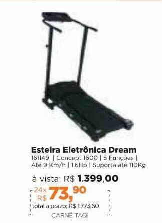 Esteira Eletrônica Dream