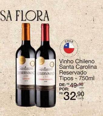Mambo Vinho Chileno Santa Carolina Reservado Tipos oferta