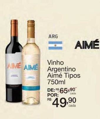 Mambo Vinho Argentino Aimé Tipos oferta