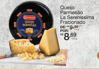 Mambo Queijo Parmesão La Serenissima Fracionado oferta