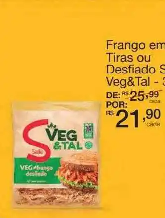 Mambo Frango Em Tiras Ou Desfiado Sadia Veg&tal oferta