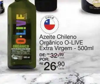 Mambo Azeite Chileno Orgânico O-live Extra Virgem oferta