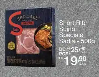 Mambo Short Rib Suino Speciale Sadia oferta
