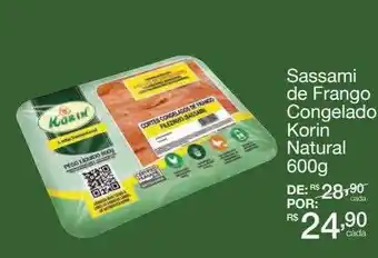 Mambo Sassami De Frango Congelado Korin Natural oferta