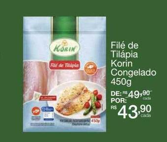 Filé De Tilápia Korin Congelado