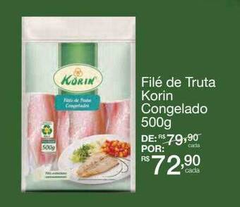 Mambo Filé De Truta Korin Congelado oferta