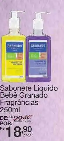 Sabonete Liquido Bebê Granado Fragrâncias
