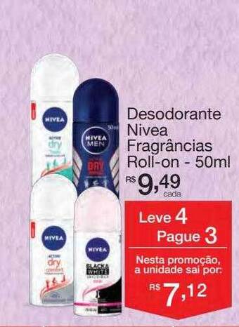 Mambo Desodorante Nivea Fragrâncias Roll-on oferta