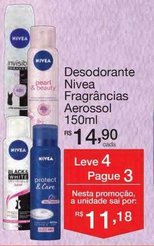 Desodorante Nivea Fragrâncias Aerossol