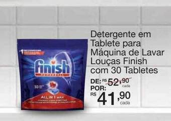 Mambo Detergente Em Tablete Para Máquina De Lavar Louças Finish oferta