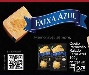 Queijo Parmesão Ralado Faixa Azul