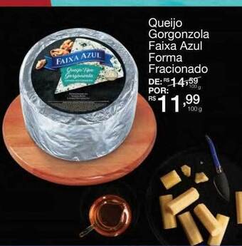 Mambo Queijo Gorgonzola Faixa Azul Forma Fracionado oferta