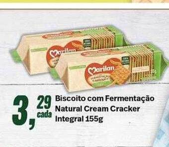 Rede Multi Market Biscoito Com Fermentação Natural Cream Cracker Integral oferta