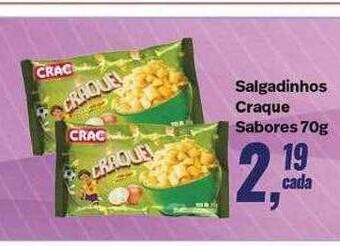 Rede Multi Market Salgadinhos Craque Sabores oferta