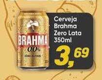 Cerveja Brahma Zero Lata