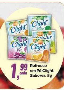 Rede Multi Market Refresco Em Pó Clight Sabores oferta