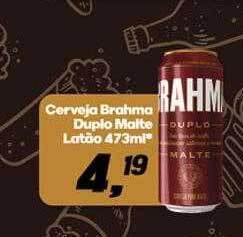 Rede Multi Market Cerveja Brahma Duplo Malte Latão oferta