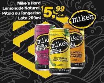 Rede Multi Market Mike's Hard Lemonade Natural Pitaia Ou Tangerina Lata oferta