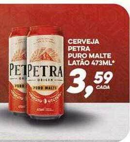 Cerveja Petra Puro Malte Latão