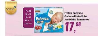 Fralda Babysec Galinha Pintadinha Jumbinho Tamanhos