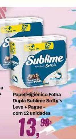 Rede Multi Market Papel Higiênico Folha Dupla Sublime Softy's oferta