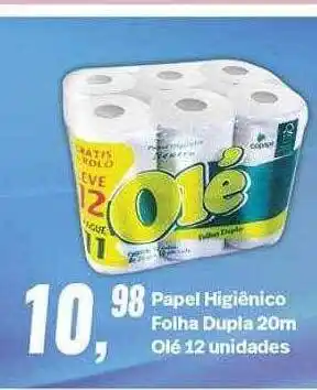 Papel Higiênico Folha Dupla 20 Olé 12
