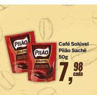 Rede Multi Market Café Solúvel Pilão Sachê oferta