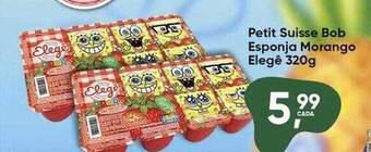 Rede Multi Market Petit Suisse Bob Esponja Morango Elegê oferta