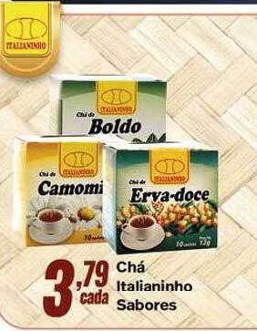 Rede Multi Market Chá Italianinho Sabores oferta