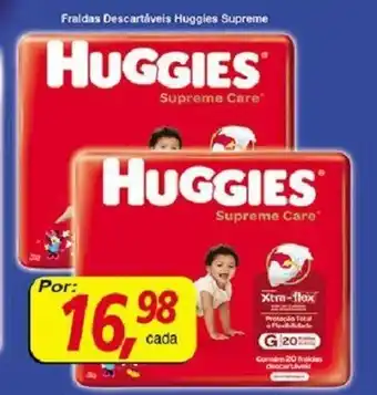 Supermercados Guanabara Fralda Descartaveis Huggies Supreme oferta