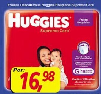 Supermercados Guanabara Fraldas Descartaveis Huggies Roupinha Supreme care oferta