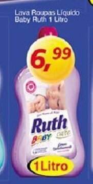 Supermercados Guanabara Lava roupas Liquido Baby Ruth 1L oferta