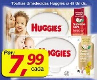 Supermercados Guanabara Toalhas Umedecidas Huggies c/48 unids. oferta
