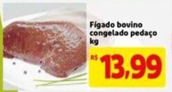 Figado Bovino congelado pedaco 1kg