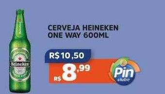 Pinheiro Supermercado Cerveja Heineken One Way oferta