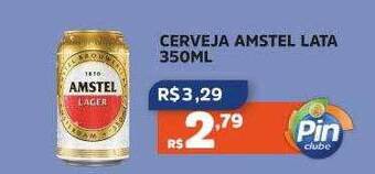 Pinheiro Supermercado Cerveja Amstel Lata oferta