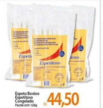 Atacadão Espeto Bovino Espetitoso Congelado oferta