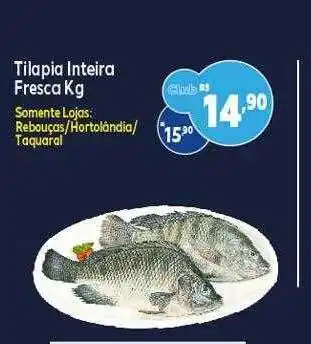 Tilapie Inteira Fresca
