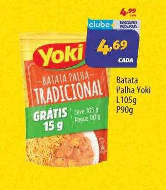 Supermercados Cidade Canção Batata Palha Yoki oferta