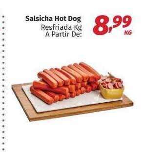 Supermercados Cidade Canção Salsicha Hot Dog oferta