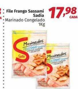 Supermercados Cidade Canção File Frango Sassami Sadia oferta