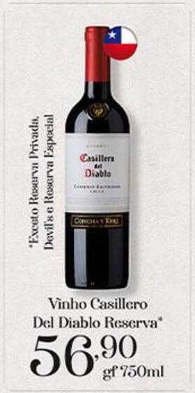 Vinho Casillero Del Diablo Reserva