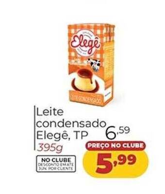Super Nicolini Leite Condensado Elegê Tp oferta