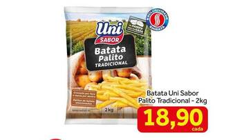Shibata Supermercados Batata Uni Sabor Palito Tradicional oferta