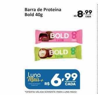 Super Luna Barra De Proteína Bold oferta