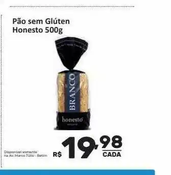Pão Sem Glúten Honesto