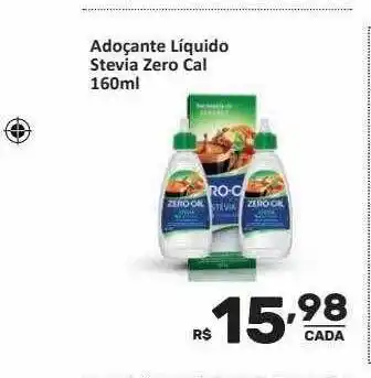 Adoçante Líquido Stevia Zero Cal
