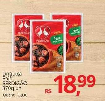 Supermercados Koch Linguiça Paio Perdigão oferta