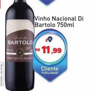 Tonin Superatacado Vinho Nacional Di Bartolo oferta