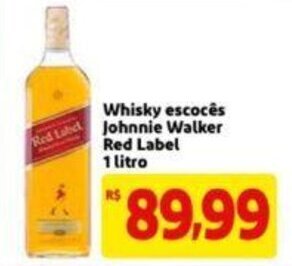 Extra Supermercado Whisky Escoces Johnnie Walker Red Label 1L oferta